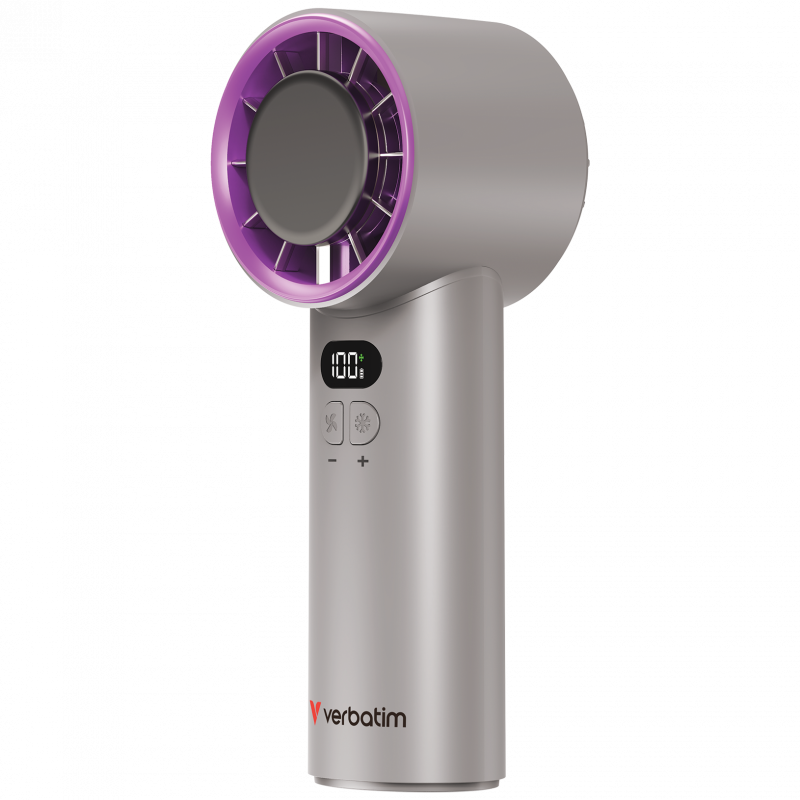 Verbatim Cool’n’Go IceTouch håndholdt ventilator grå