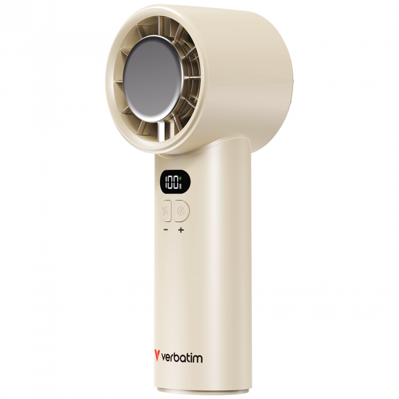 Verbatim Cool’n’Go IceTouch håndholdt ventilator hvid