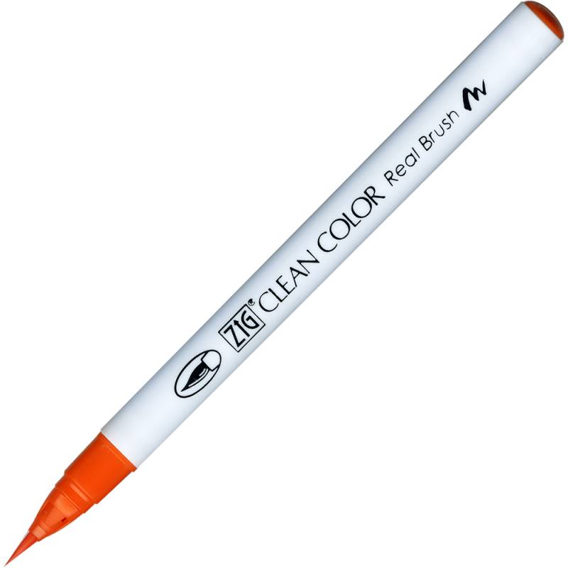 Zig Clean Color vandbaseret pensel pen 070 fluorescerende orange
