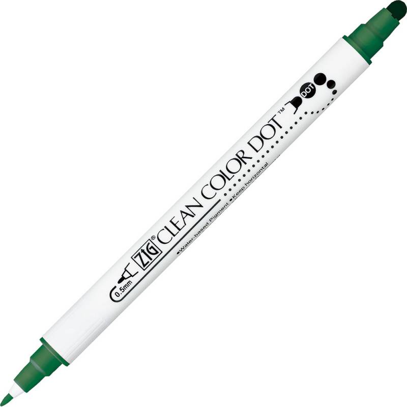 Zig Clean Color DOT Pen Green tusch pen