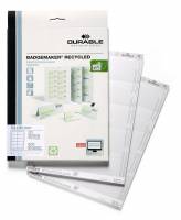 Durable recycled indstik til navneskilte 54x90mm hvid, 20 ark