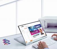 Durable recycled indstik til navneskilte 54x90mm hvid, 20 ark