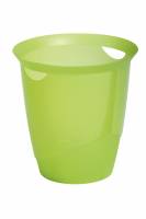 Durable Papirkurv Trend 16 liter med bærehåndtag klar grøn