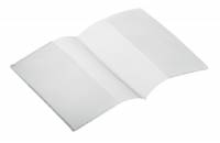 Durable dobbelt plastomslag 195 x133mm med lomme, klar