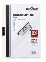 Durable Duraclip 30 plus 310x219x5mm med forside Hvid