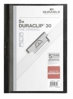Durable duraclip® 30, 5 stk pakke originale klemmappen, sort