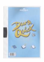 Durable Duraquick® 20 klemmappe i pp-plast med klar forside,  hvid