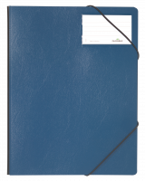 Durable elastikmappe med elastikholder A4 blå