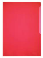 Durable plastomslag klar standard 0,10 a4 pp pakke med 100 stk r&oslash;d