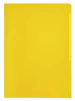 Durable plastomslag klar standard a4 pp pakke med 100 stk gul
