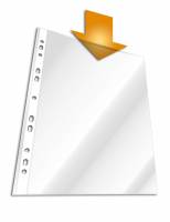 Durable plastlomme a4 &aring;ben top glasklar 100stk