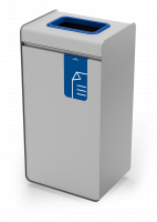 Durable affaldsbeholder durasort® 55 liter papir grå - til papir