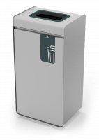 Durable affaldsbeholder durasort® 55 liter papir antrasitgrå - til restaffald