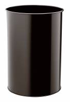 Durable papirkurv metal 30 liter rund sort