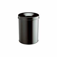 Durable papirkurv brandsikker safe 15 liter sort