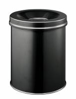 Durable papirkurv brandsikker safe 15 liter sort