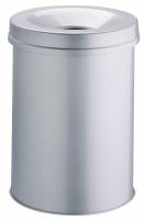 Durable papirkurv brandsikker safe 15 liter sølv