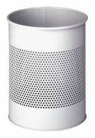 Durable papirkurv metal 15 liter 165mm rund grå