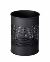 Durable papirkurv metal 15 liter 165mm rund m&oslash;rkegr&aring;