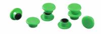 Durable magnet af ridsefri plast &Oslash;15mm gr&oslash;n