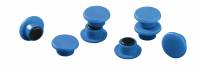 Durable magnet af ridsefri plast &Oslash;15mm bl&aring;