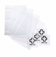 Durable Crystal sign indstik 105x105mm Extra p&aring; A4-ark 482019, 10 ark