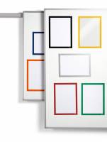 Durable Duraframe A4 magnetisk skilt med orange ramme