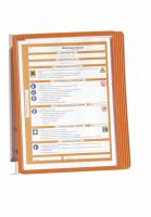 Durable Vario® vægregistersystem med 5 lommer komplet, orange