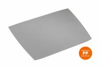 Durable skriveunderlag artwork med transparent overflade pp gr&aring;