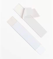 Durable Labelfix 200x40mm selvkl&aelig;bende etiketholdere med side&aring;bning