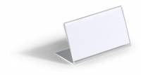Durable bordskilteholder akryl 52x100mm klar, 10stk