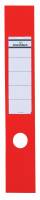 Durable selvklæbende rygetiket til mapper ordofix® 60x390mm, rød, 10 stk