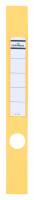 Durable selvkl&aelig;bende rygetiket til mapper ordofix&reg; 40x390mm, gul, 10 stk