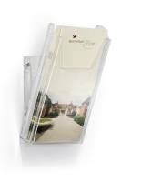 Durable Combiboxx 1/3 Brochureholder til visning og pr&aelig;sentere A4 klar