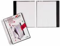Durable displaybog duralook® plus A4 med 40 lommer sort