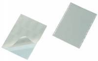 Durable Pocketfix® 90x57 mm stor pakke Selvklæbende pp-lomme. 100 stk.