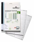 Durable recycled indstik til navneskilte 54x90mm hvid, 20 ark