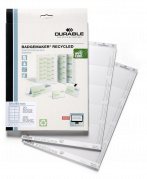 Durable recycled indstik til navneskilte 54x90mm hvid, 20 ark