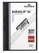Durable duraclip&reg; 30, 5 stk pakke originale klemmappen, sort