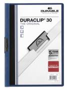 Durable duraclip&reg; 30, 5 stk pakke originale klemmappen, bl&aring; 