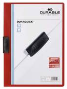 Durable Duraquick&reg; 20 klemmappe i pp-plast med klar forside, r&oslash;d