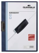 Durable Duraquick&reg; 20 klemmappe i pp-plast med klar forside,  bl&aring;