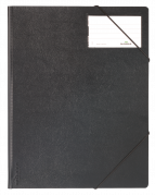 Durable elastikmappe med elastikholder A4 sort