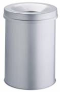 Durable papirkurv brandsikker safe 15 liter sølv