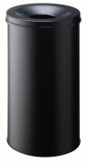 Durable papirkurv brandsikker safe 60liter sort