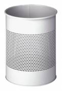 Durable papirkurv metal 15 liter 165mm rund grå