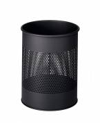 Durable papirkurv metal 15 liter 165mm rund m&oslash;rkegr&aring;