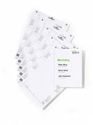 Durable Info sign indstik 149x210,5mm A5 h&oslash;j hvid, pose med 10 ark