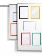 Durable Duraframe A4 magnetisk skilt med orange ramme