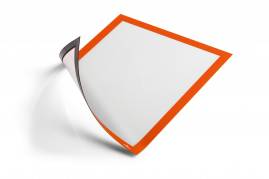 Durable Duraframe A4 magnetisk skilt med orange ramme